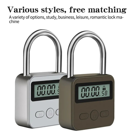 Digital Time Lock Equipment Bondage Timer Locks Safe Handcuffs Bdsm Sexyshop Erotic Accessories For Adult Game