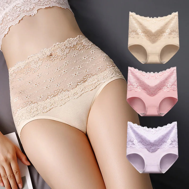 11 pieces of cotton underwear, ladies lace briefs, large size, soft and comfortable, girls underwear on sale