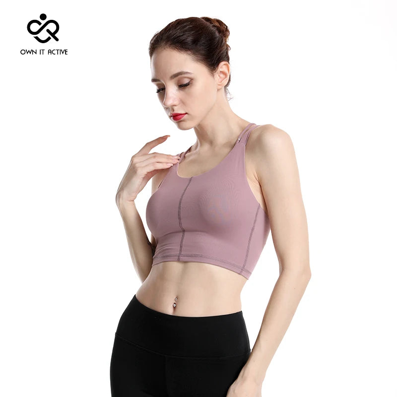 Fitness Yoga Bra Running Sexy Lady Sportswear Sports Top Sport Bra Gym Workout Yoga Sports Wear Active Tank For Women P388