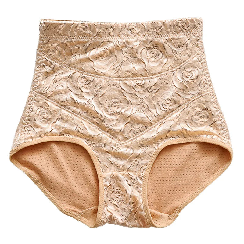 Coton respirant taille moyenne à haute ventre dames post-partum corps façonnage fesses culotte de retenue femmes