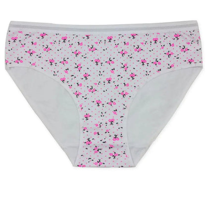 Hot Selling 1Pc/Lot New Large Size Briefs Women's Panties Big Yards Underwear Waist Cotton Lady Plus Small Floral 89515