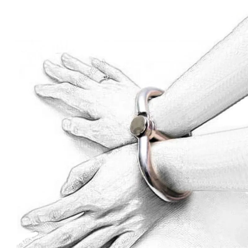 สแตนเลสสตีล Handcuffs BDSM Sex ของเล่นสำหรับคู่ข้อเท้าข้อมือโลหะข้อมือ Restraints Fetish Slave Manacle Bondage โป๊ของเล่น