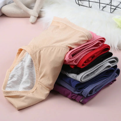 Culotte menstruelle grande taille pour femmes, sous-vêtement anti-fuite, en maille respirante, imperméable, nouvelle collection 2021