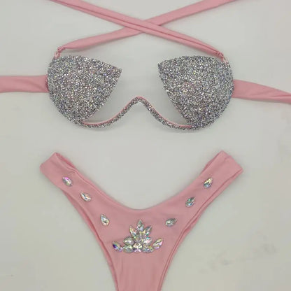 2020 venus vacances strass bikini ensemble nouvelles pierres bling maillot de bain bonne qualité maillot de bain maillot de bain sexy maillots de bain femme