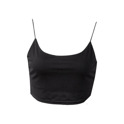 Hot Fashion Women's Club Tank Tops Solid Strappy Sleevless Camisoles Tube Sport Bra Bralette Casual Sexy Ladies Summer Tanks