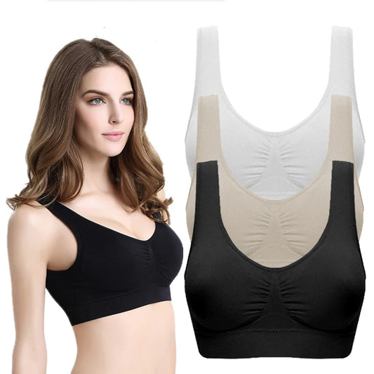 Soutien-gorge de sport pour femmes, antichoc, Sexy, haute intensité, Yoga, Bralette, gilet de gymnastique, sous-vêtements en coton, haut