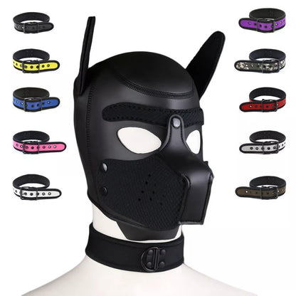 SM Games Puppy Play Collars For Adults Set BDSM Lingerie Dog Role Play Collar For Bondage Necklace Cosplay