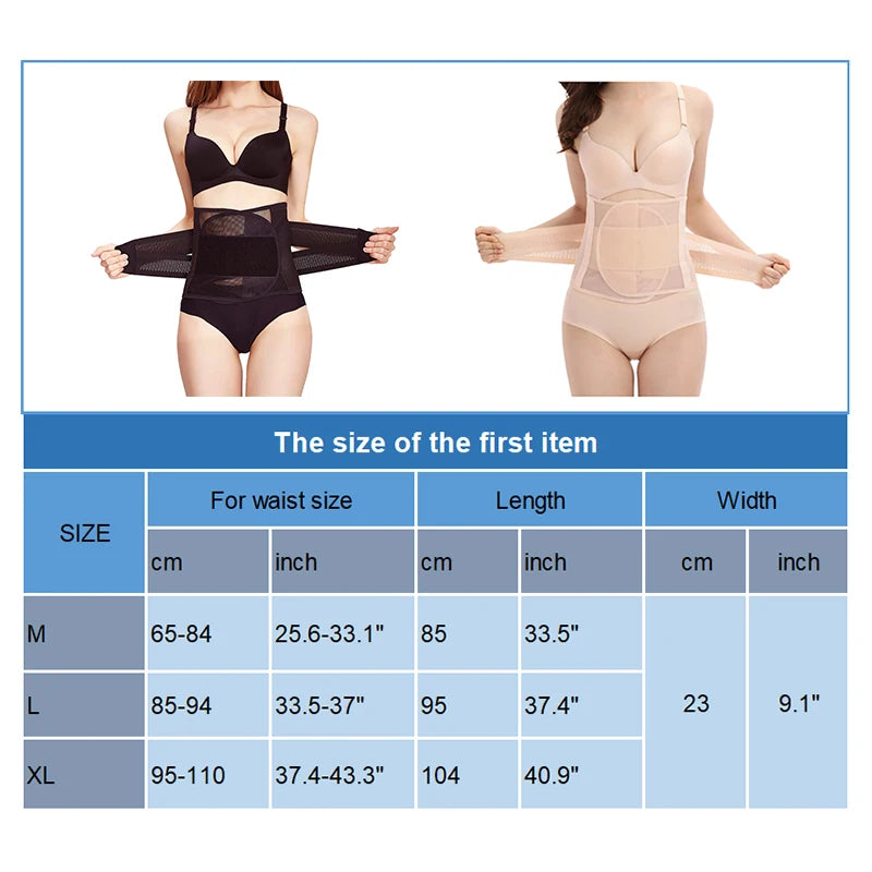 Maternity Postpartum Belt Bandage Slimming Corset Corsets & Bustiers Plus Size Women Waist Trainer Waist Body Shaper Shapewear