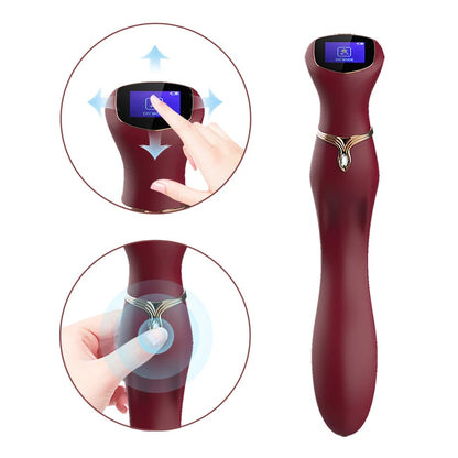 VIOTEC Chance เครื่องสั่นสำหรับผู้หญิงหน้าจอสัมผัส Interactive vibrator Bendable จำลองซิลิโคน dildo G Spot Orgasm UYO