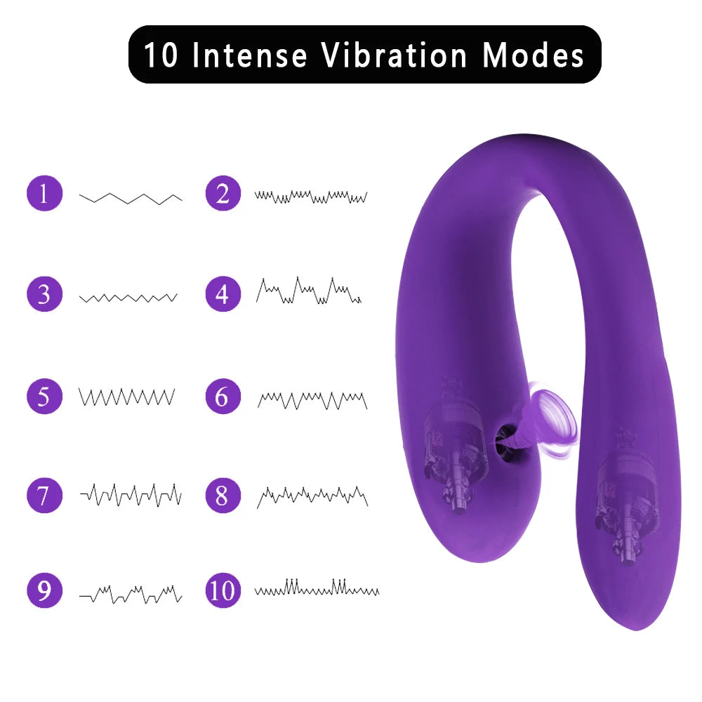 Sucker เครื่องสั่น 10 ความเร็วไร้สายสำหรับผู้หญิง clitoris ช่องคลอดดูด Clitoris Stimulator เร้าอารมณ์ผู้ใหญ่ของเล่นคู่