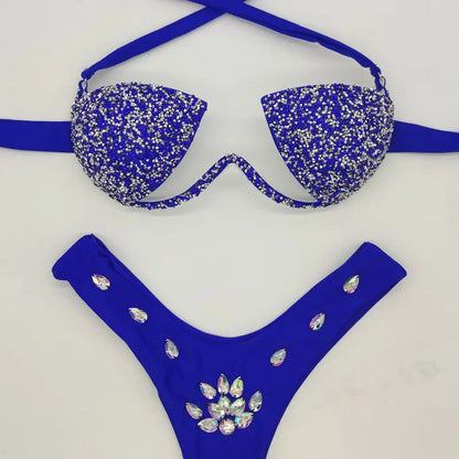 2020 venus vacances strass bikini ensemble nouvelles pierres bling maillot de bain bonne qualité maillot de bain maillot de bain sexy maillots de bain femme