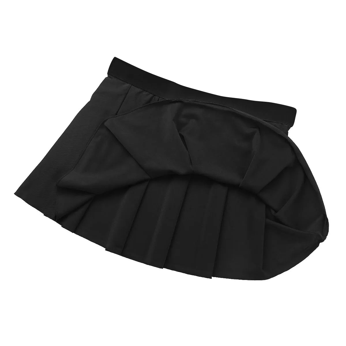 Uniforme de jeu de rôle d'écolière adulte pour femmes, pom-pom girl papa amant pour Halloween, Costume de Cosplay, haut court avec mini jupe plissée