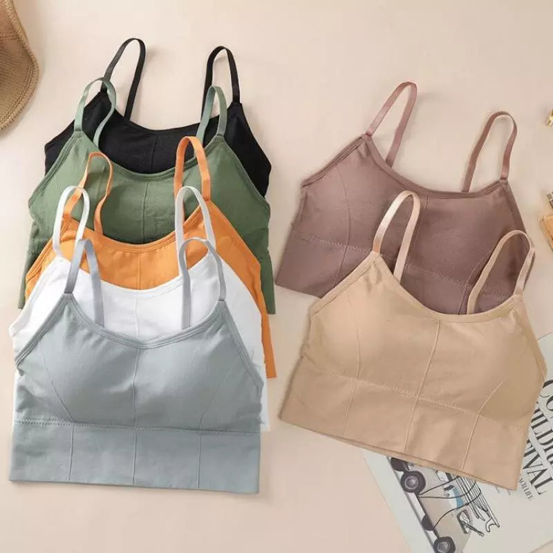 Seamless Bras ผู้หญิงกีฬา Bra Gym Push Up Bralette เสื้อกั๊ก Elastic Brassiere ผู้หญิงฟิตเนส Gym ชุดชั้นใน Bra Top