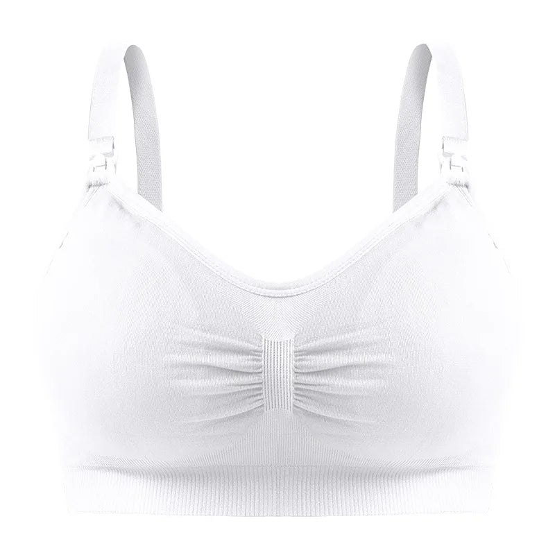 Nursing Bra Plus Size Breastfeeding Bra Breathable Women Seamless Underwear Prevent Sagging Maternal Support Pregnant Clothing