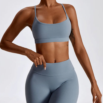 New Yoga Set Workout Clothes Fitness High Quality Suits Sports Bra High Waist Leggings 2 Piece Women High Stretch Gym Outfit