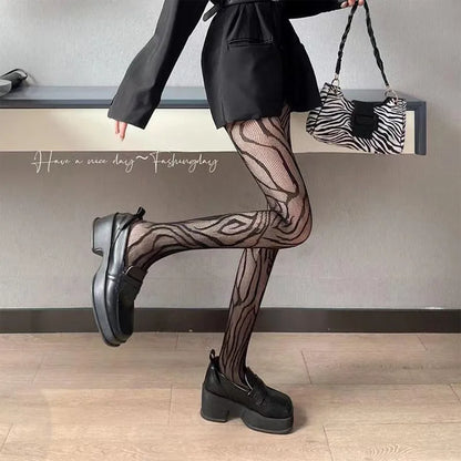 New Women's Sexy Patterned Fishnet Pantyhose Slim Legs Long Mesh Socks Fish Net Nylon Tights Ladies Transparent Body Stockings