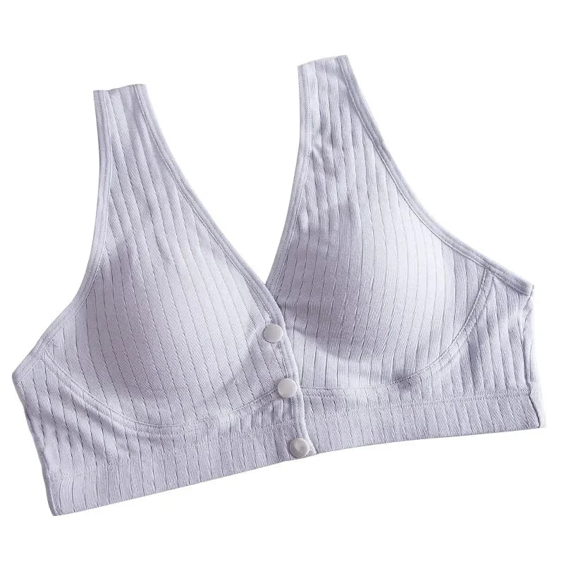 Cotton Maternity Nursing Bras Pregnant Breastfeeding Pregnancy Women Underwear Breast Feeding Bra Soutien Gorge Allaitement