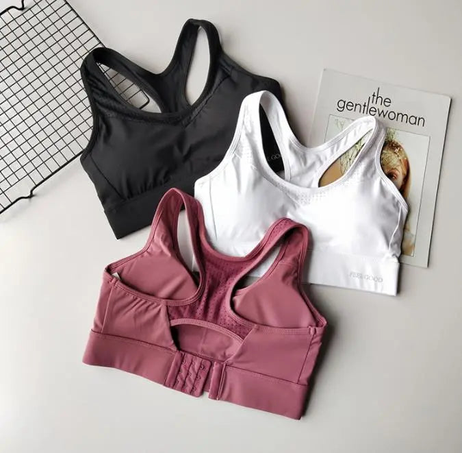 กีฬา Bra Top Breathable กีฬา Bra กีฬา Bra ฟิตเนสโยคะ Bra กลับตาข่ายวิ่งเซ็กซี่เลดี้กีฬากีฬา Top