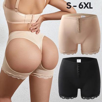 Butt Lift Body Shaper Shorts Lace Butt Lifter With Tummy Control Female Booty Lifter Panties Sexy Shapewear Underwear