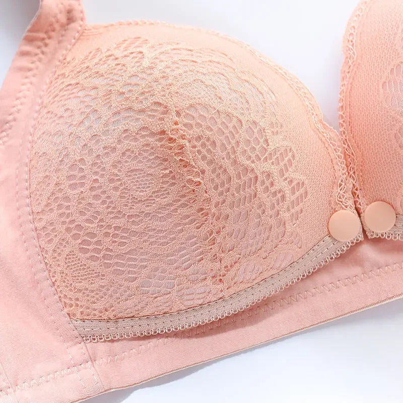 Maternity Bra Wire Free Front Closure Breastfeeding Nursing Bra Pregnant Women Sleeping Bras Soutien Gorge Allaitement Underwear