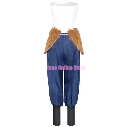 Costume de Cosplay Anime Hashibira Inosuke, uniforme Inosuke, perruque, masque de cochon, tenue d'halloween pour femmes