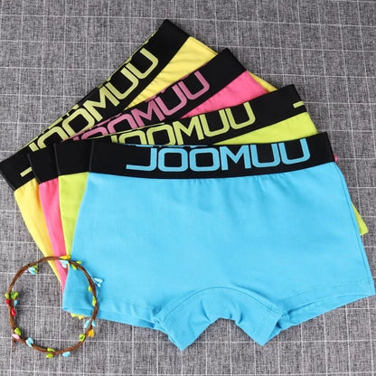 Popular Solid Women's Cotton Panties Boxer Underwear Ladies Breathable Letter Belt Briefs Sexy Sports Female Knickers Boyshorts