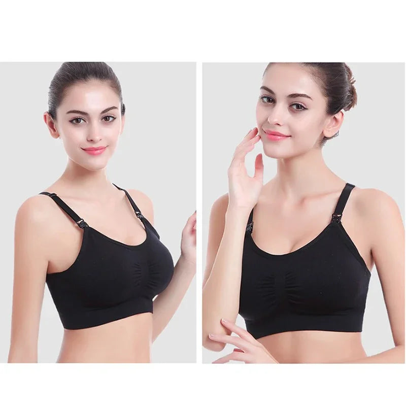 Maternity Bras Wirefree Nursing Bra Panties Set Pregnancy Clothes Prevent Sagging Breastfeeding Women's Breathable Lactancia Bra