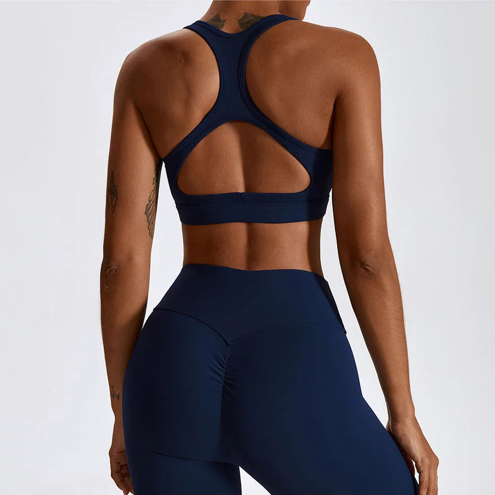 New Yoga Set Workout Clothes Fitness High Quality Suits Sports Bra High Waist Leggings 2 Piece Women High Stretch Gym Outfit