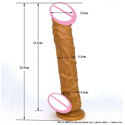 LUUKยาวDildoสมจริงเลือดเรือเลียนแบบอวัยวะเพศชายImitatorสำหรับผู้หญิงไม่มีVibrator Masturbationสวมใส่ผู้ใหญ่ของเล่นยางDick