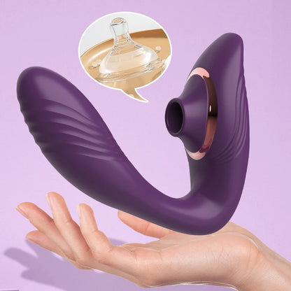 Clit ดูดช่องคลอด Sucker Vibrator สำหรับผู้หญิง Oral Clitoris สูญญากาศหัวนมกระตุ้นเพศของเล่นสำหรับผู้ใหญ่ ...