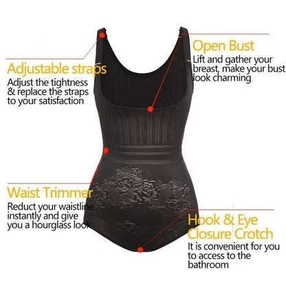 Femmes sous le buste post-partum corps Corset Cincher conjoint Shapewear femmes corps Shaper