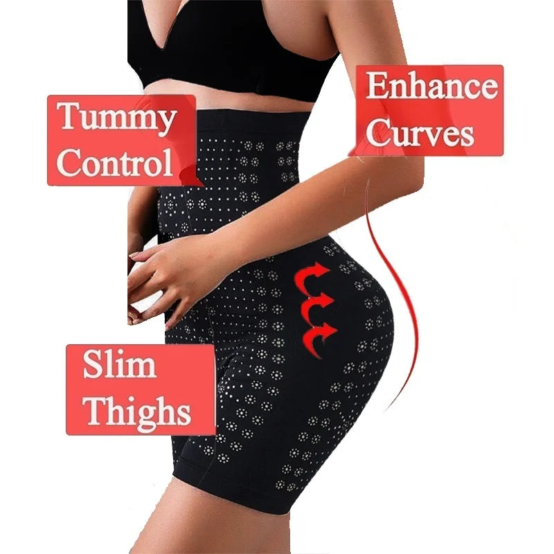 Elastic High Waist Body Shaper Panties Hip Lift Abdomen Elastic Tight Panties Postpartum Recovery Shaper Pants Boxer Panties