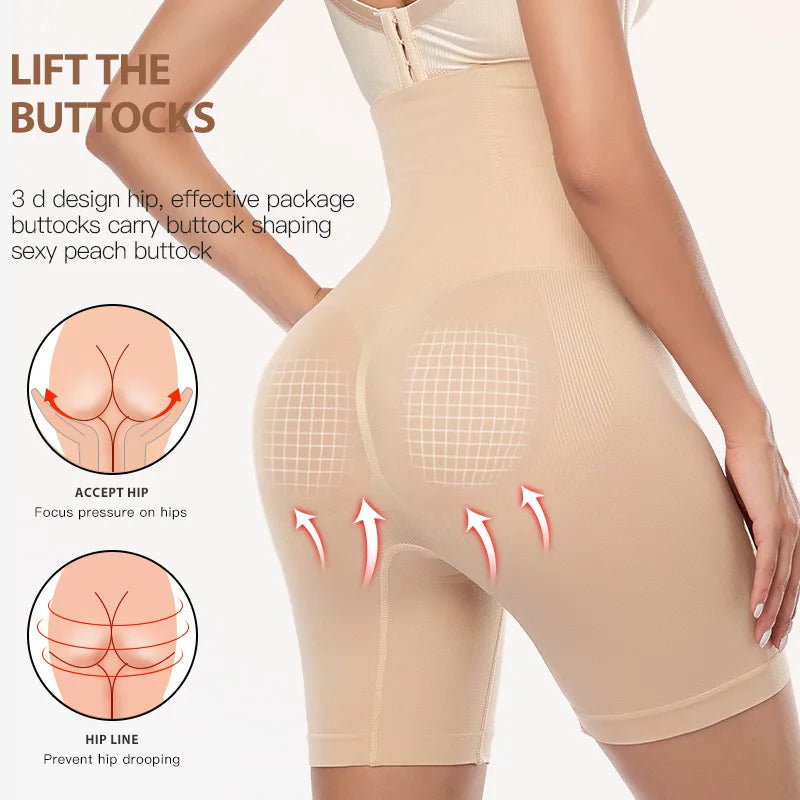 SMDPPWDBB Shaper กางเกงผู้หญิงกระชับสัดส่วนเอวเทรนเนอร์ Butt Lifter ชุดชั้นในเอวสูง Body Shaper Corset Tummy ควบคุมกางเกง