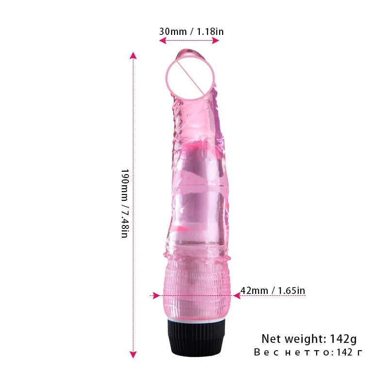 Dildo G Spot Vibrator สำหรับผู้หญิง Magic Wand การสั่นสะเทือนช่องคลอดนวดหญิง Clitoris Stimulator Masturbator เพศของเล่นผู้ใหญ่ 18