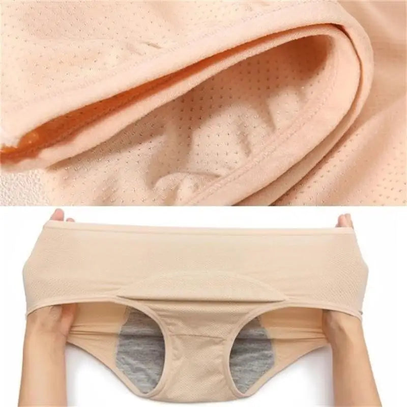 2023 New High Waist Leak Proof Panties L-8XL Large Size Ladies Underwear Menstruation Period Anti Leak Women Underpants