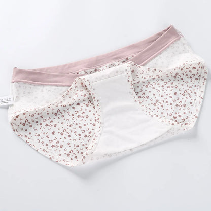 Culotte de maternité en coton imprimé léopard, Sexy, taille basse, slip en V, vêtements pour femmes enceintes, sous-vêtements de grossesse d'été, Lingerie