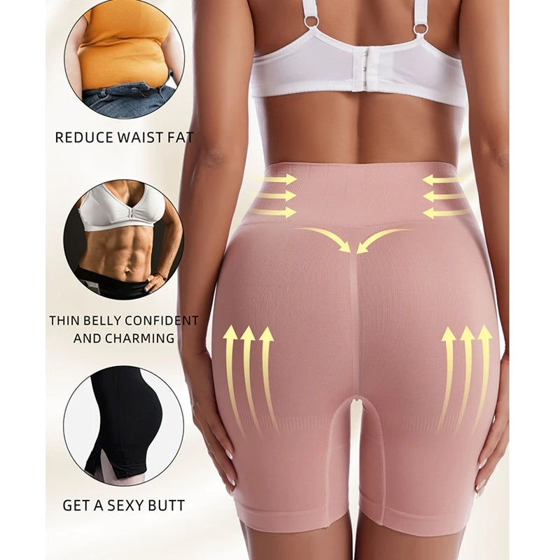 ไม่มีรอยต่อกางเกงเอวสูงกางเกงสตรีหลังคลอด Body Shaper Comfort Boxer กางเกงกระโปรงกางเกงขาสั้น