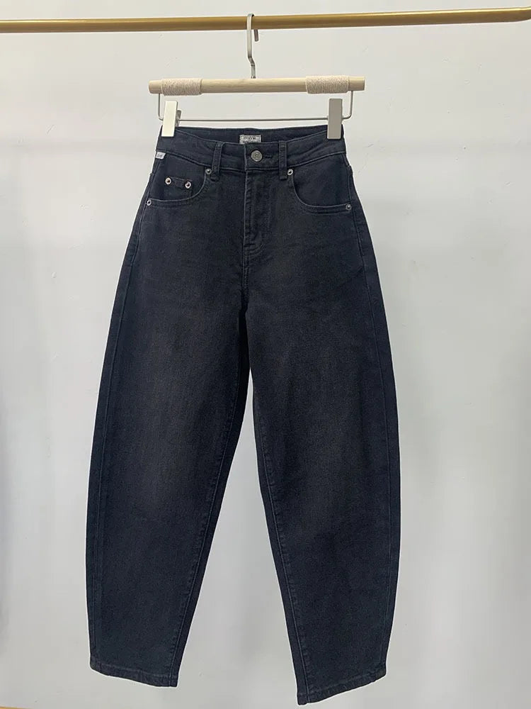 Women high waist loose jeans 2022 new lady fashion all-match denim Harem Pants