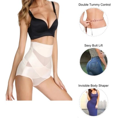 ผู้หญิงเอวสูงเทรนเนอร์กางเกงหลังคลอด Body Shaper เข็มขัดกระชับสัดส่วน Shapewear ผู้หญิง Sheath ควบคุมชุดชั้นใน Panty Butt Lifter