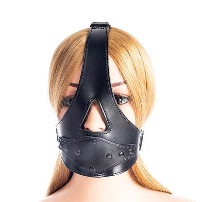 Harnais de tête en cuir PVC, pénis en Silicone, bouche Gag, gode détachable, bouchon à bouche ouverte, BDSM, Bondage, sangle, jouets sexuels, jeu pour adultes