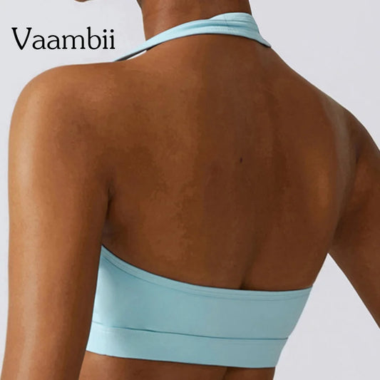 Women Seamless Shockproof Crop Top Breathable Push Up Sport Sports Bra Beauty Back Workout Bra Anti-Sweat Fitness Top Yoga Bra