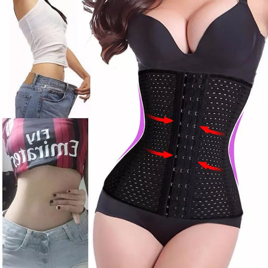 Women's Corset Binders Waist Trainer Slimming Sheath Flat Belly Cinchers Ladies Shaper Band Body Building Corsets For Women