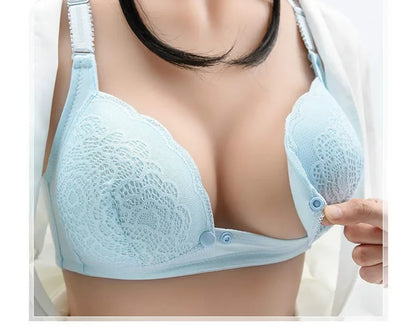 Maternity Bra ฟรีปิดด้านหน้าให้นมบุตร Bra หญิงตั้งครรภ์ Sleeping Bras Maternity Bra