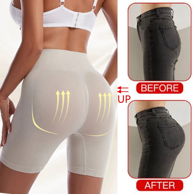 ไม่มีรอยต่อกางเกงเอวสูงกางเกงสตรีหลังคลอด Body Shaper Comfort Boxer กางเกงกระโปรงกางเกงขาสั้น