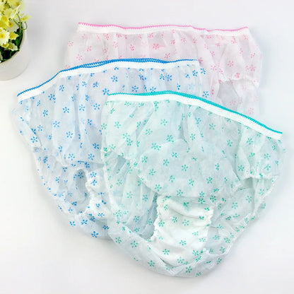 7Pcs Set Cotton Maternity Disposable Panties Panties Briefs Prenatal And Postnatal Panties Plus Size Maternity Cotton Underwear