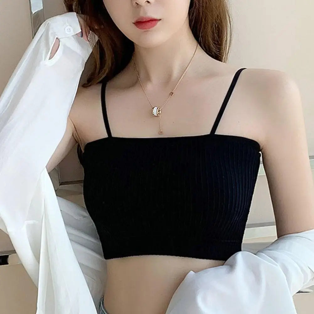 Women Cotton Underwear Tube Top Bra Ladies Thread Bra Comfort Tank Up Women Sports Bra Sexy Top Female Crop Top Sexy Lingerie