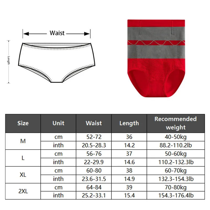 Belly Slimming Panties Waist Trainer Body Shapers Women Tummy Control Underwear Women Postpartum Shapewear High Waist Lingerie