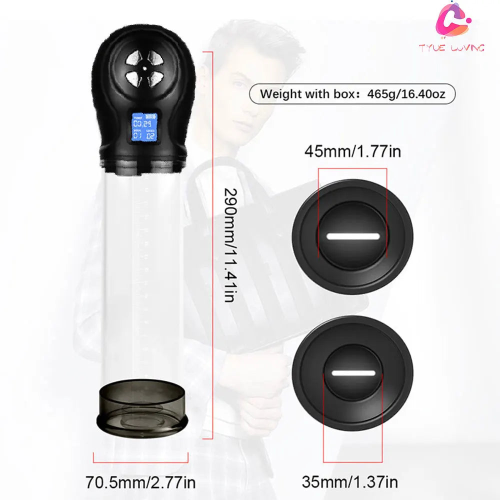 Male Penis Pump Vacuum Electri Pump For Men Automatic Penis Expander Enhancer Masturbator Penile Trainer Adult Sex Toys for Male