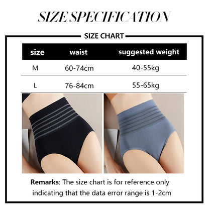 OWEQ Body Shaper ผู้หญิงไม่มีรอยต่อเอวสูงหลังคลอดยกสะโพก Shaping กางเกงลาย Tummy เทรนเนอร์ Lingere 3 ชิ้น/เซ็ต