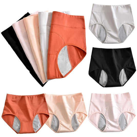 Panties For Menstruation Cotton Physiological Period Leak Proof Menstrual Panties Women High Waist Culotte Underwear Sexy Brief